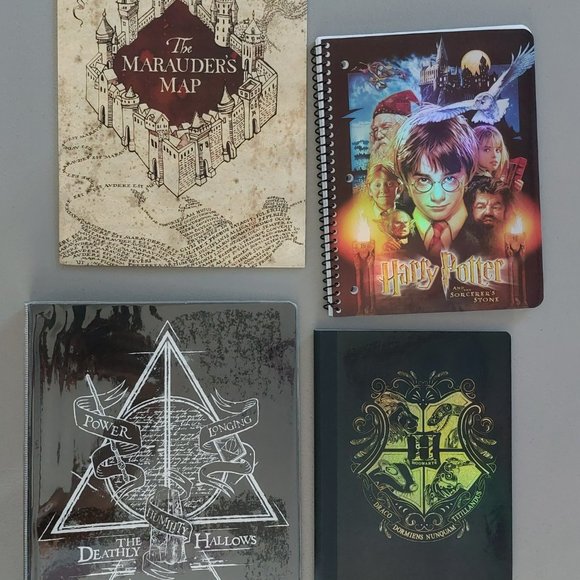 Warner Bros. Office Harry Potter Gift Set Notebooks Binder Bundle
